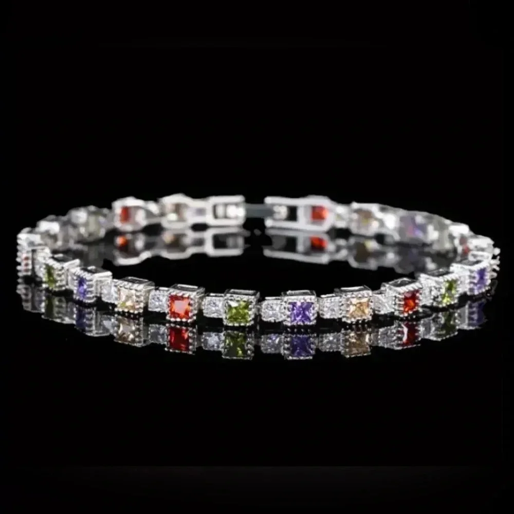 New! Multi Zircon Fashion Bracelet