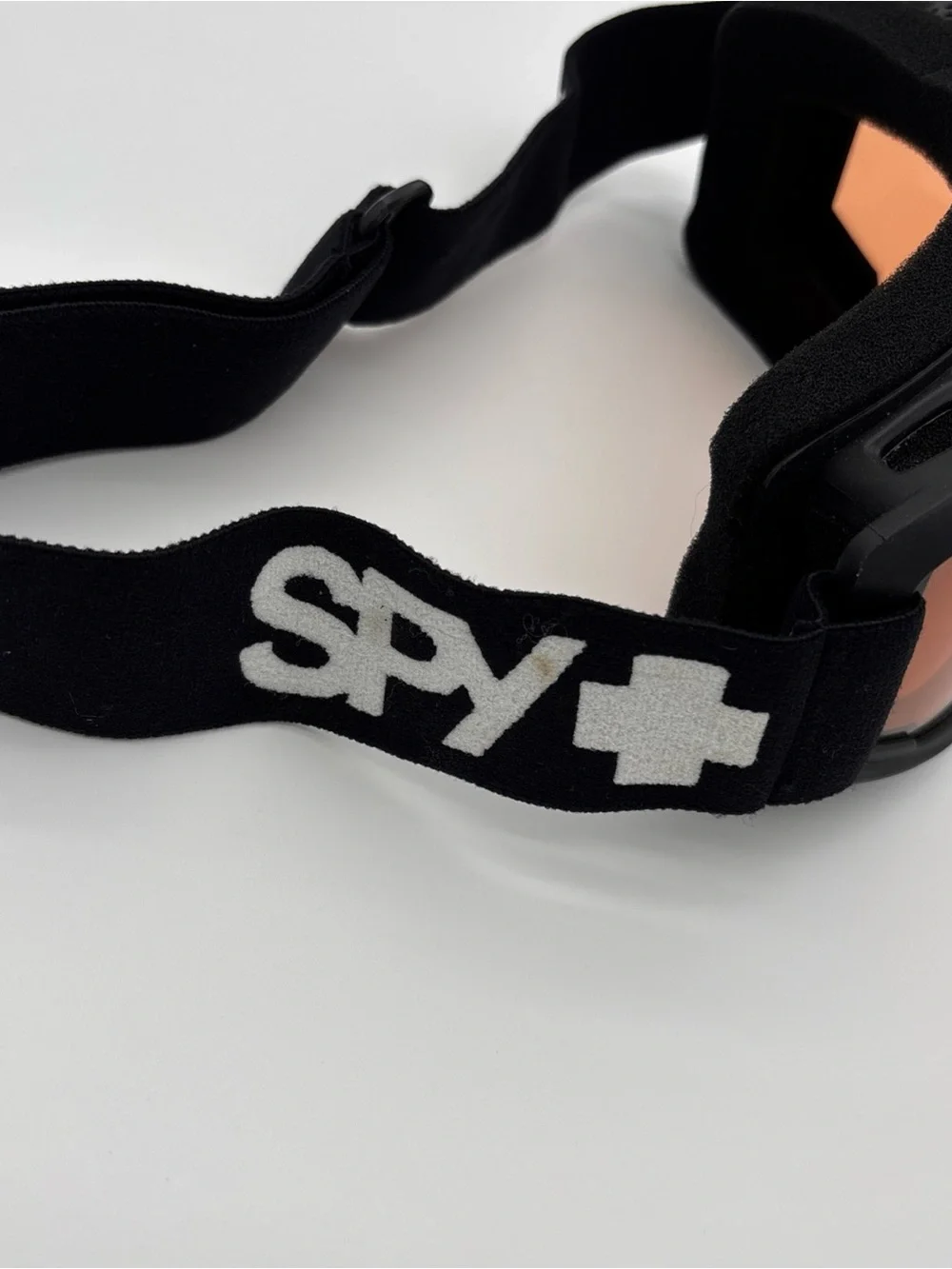 SPY+ Black Frame Snow Goggles with Orange Lens