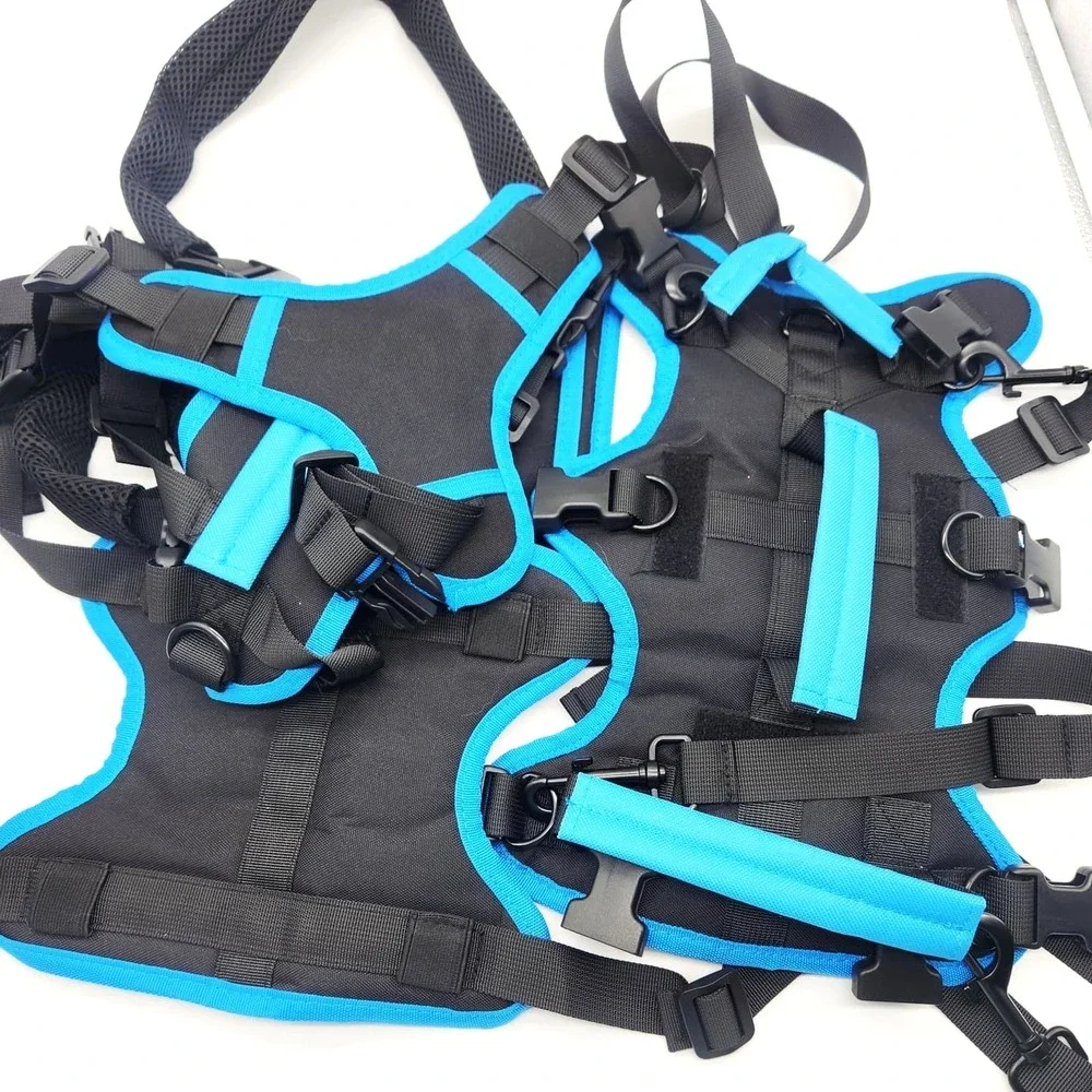 Yeyeplum Large Dog‎ Lift Harness Polyester Full Body ACL Support Sling 4 Handles