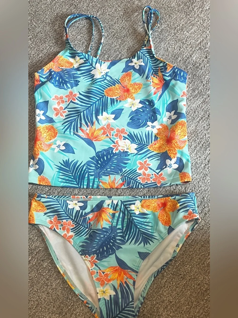 The Children's Place Girls 2-Piece Tankini Swimsuit 14-1122-8