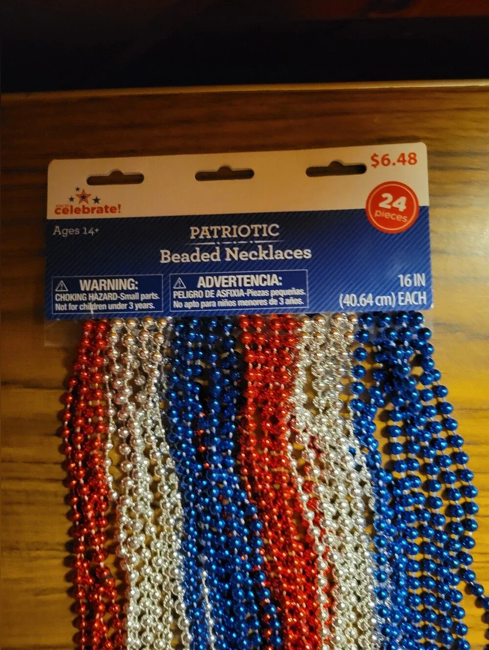 Assorted Party Favor Pack with Red, Blue & Silver Accessories