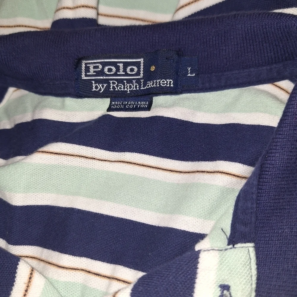 Ralph Lauren message striped large