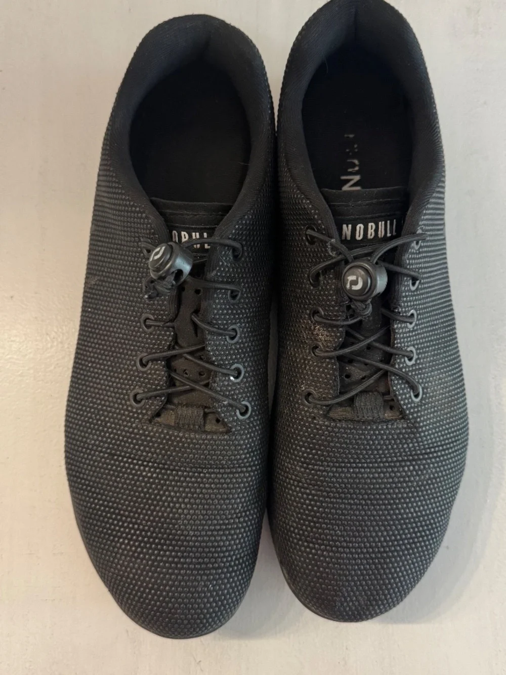 NOBULL Men's Black Outwork Strength Training Tennis Shoes Sz 13 GUC