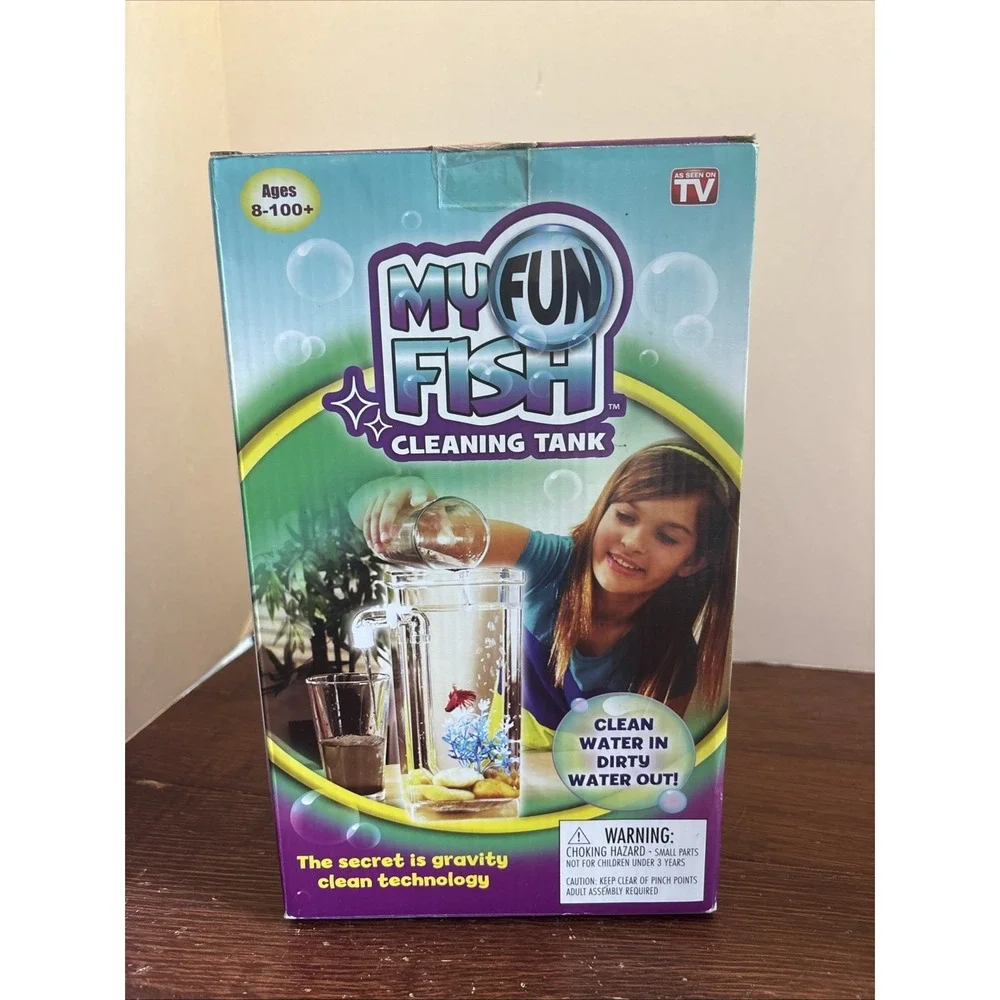 BRAND NEW Fish Tank My Fun Kids Small Aquarium Pet Bowl 