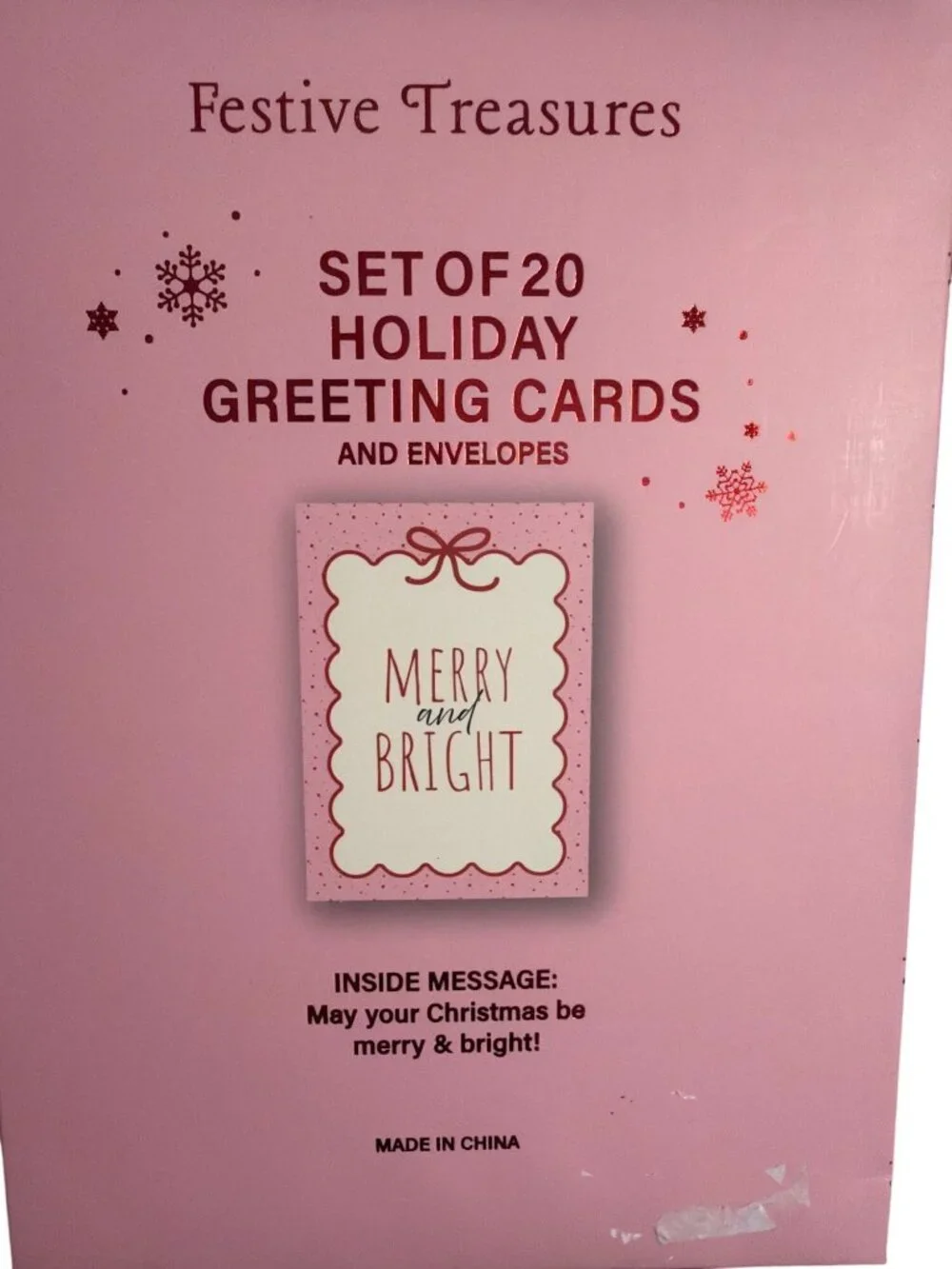 Festive Treasures send warm