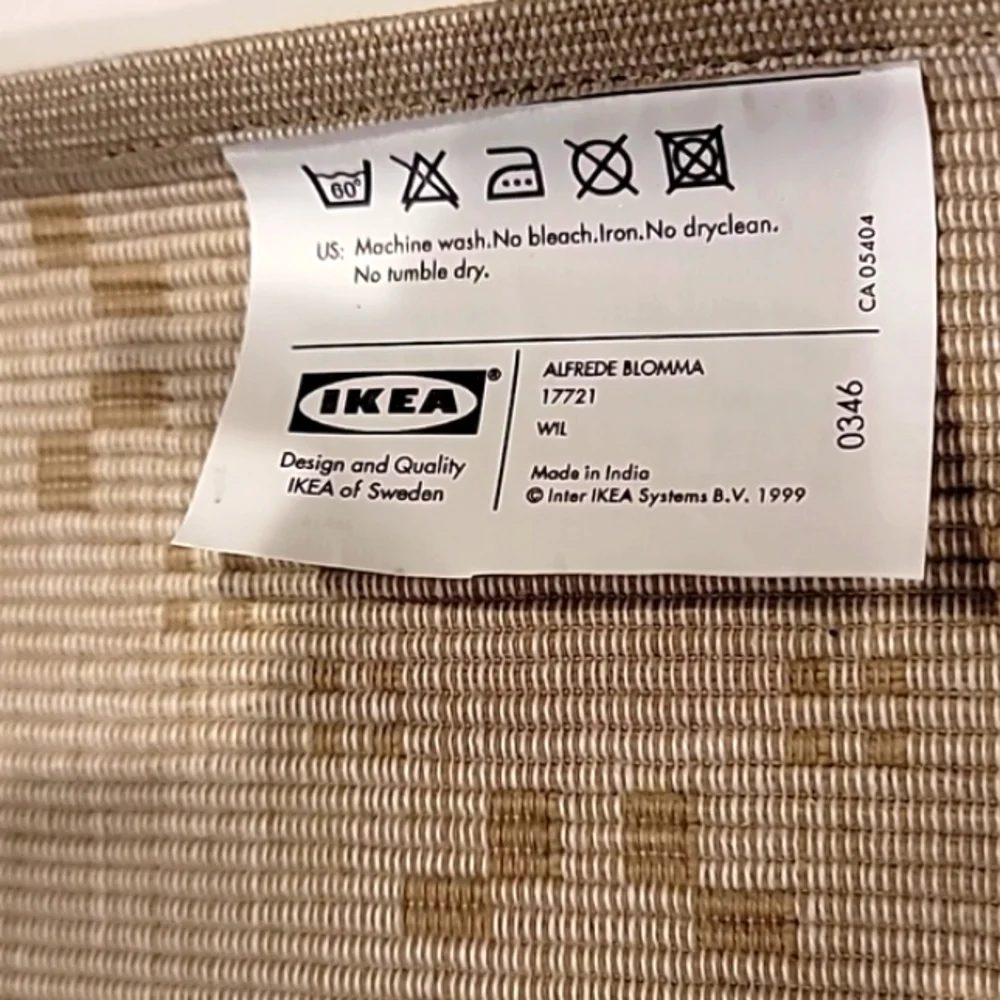 IKEA Alfrede Blomma Table Runner Beige