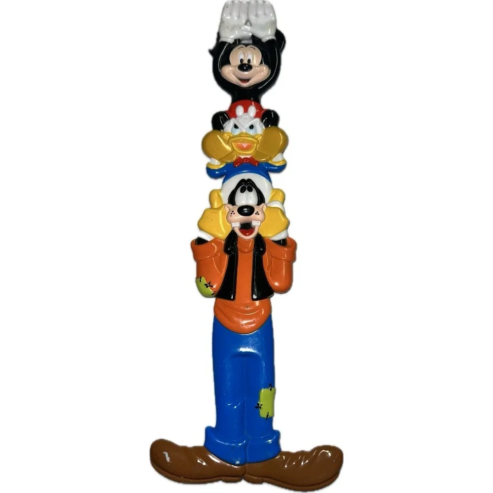 Vintage Walt Disney World Back Scratcher With Mickey Mouse, Donald Duck, & Goofy