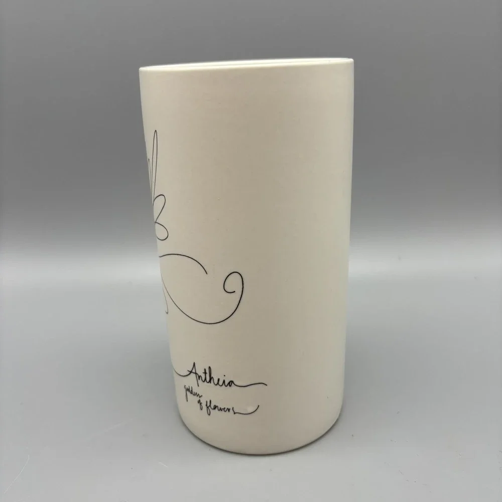 Antheia Goddess Of Flowers Line Drawing Vase‎
