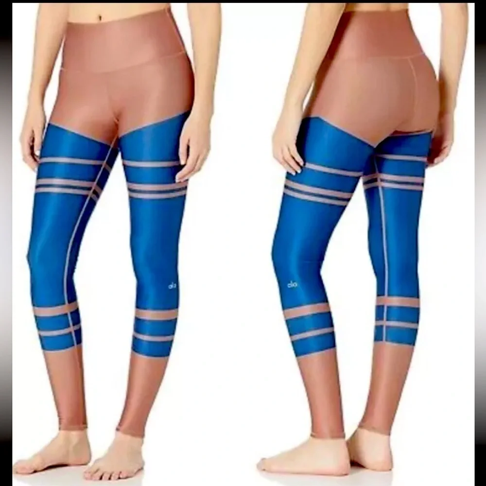 Alo Yoga High Waist Tech Lift Airbrush Leggings size Medium