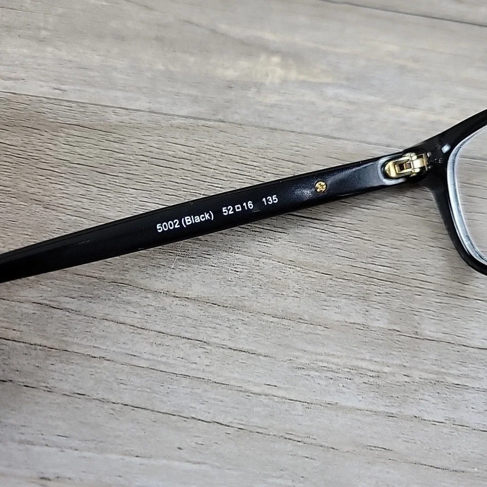 Coach HC 6054 Elise 5002 Black Eyeglasses 52-16-135 Full Rim Frames Only‎