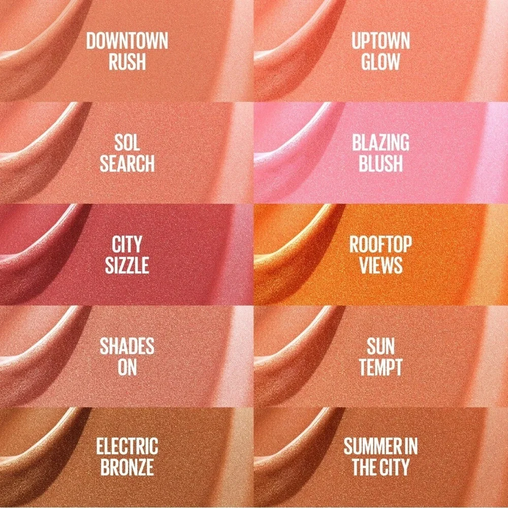 3/$12 Maybelline 07 Rooftop Views Sunkisser Multi Use Liquid Blush