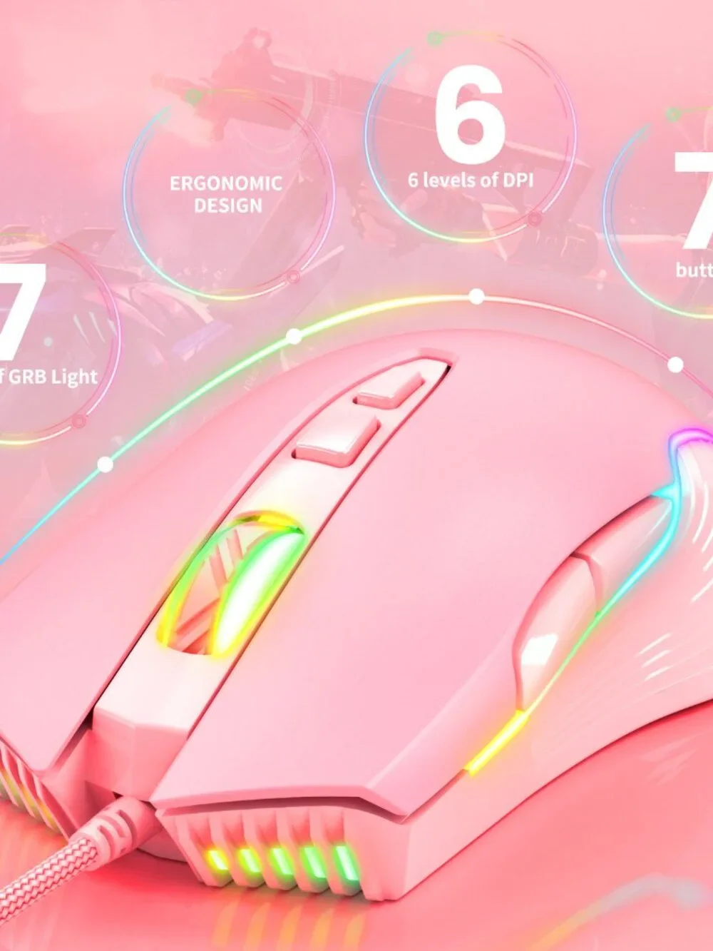 ONIKUMA cute rgb