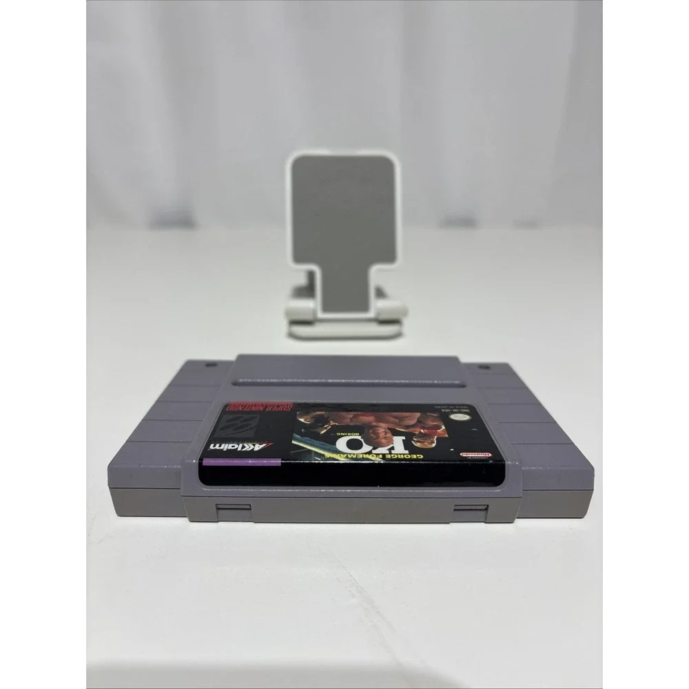 George Foreman's KO Boxing Super Nintendo Entertainment System 1993 Tested Works