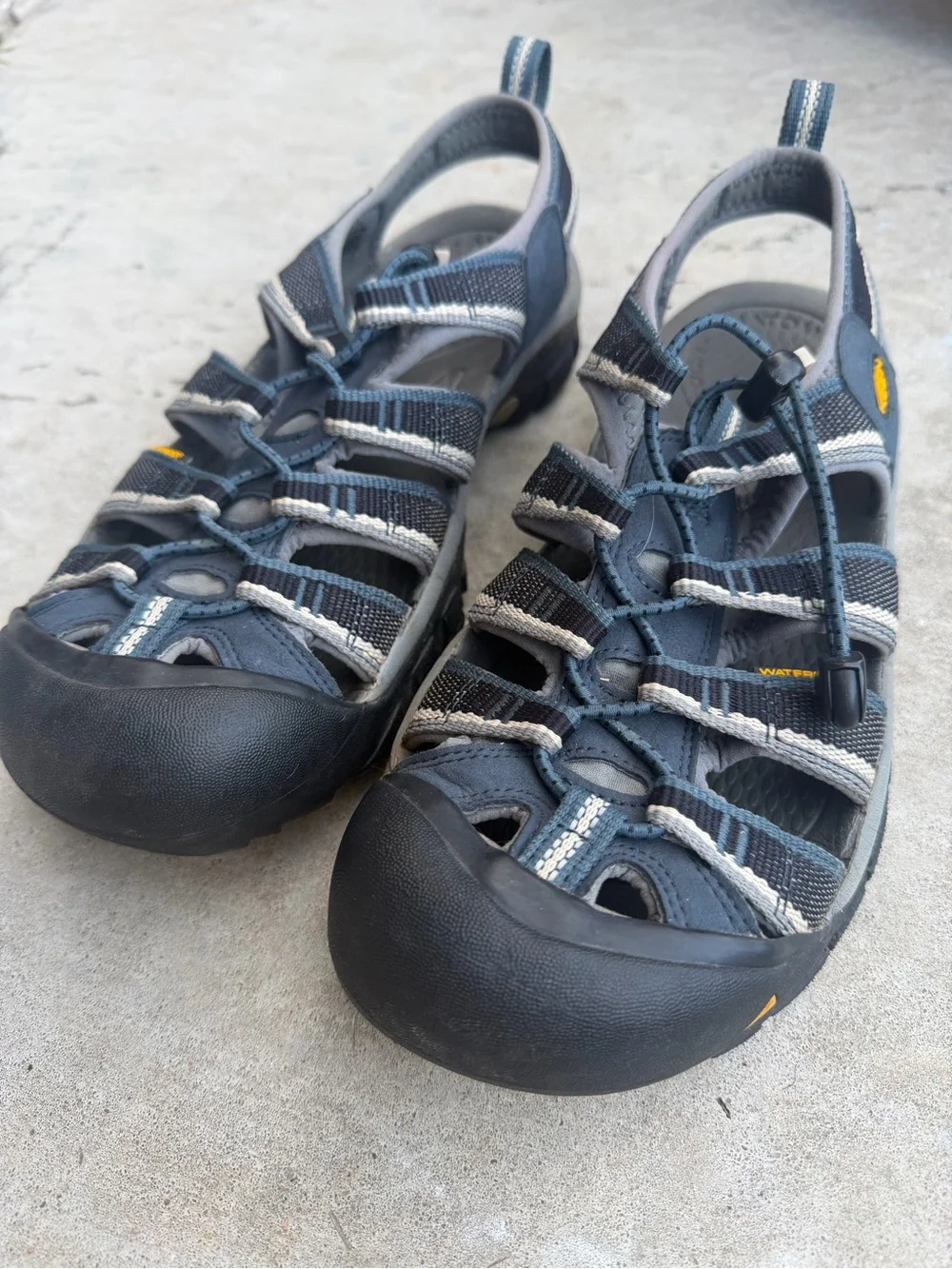Keen size worn