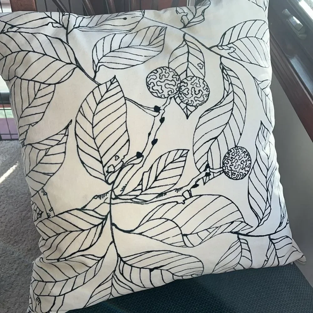 Black & White Decorative Pillow