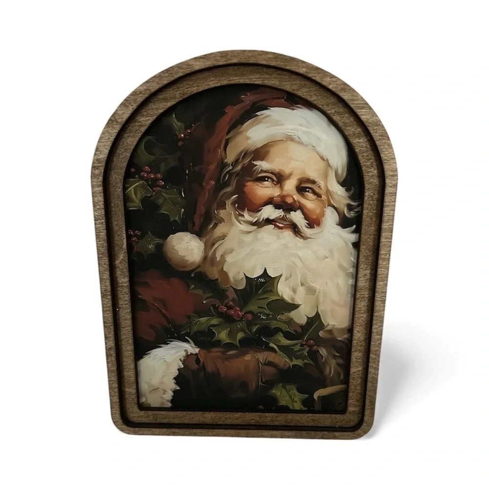 Barb’s Tree Farm burlap festive home