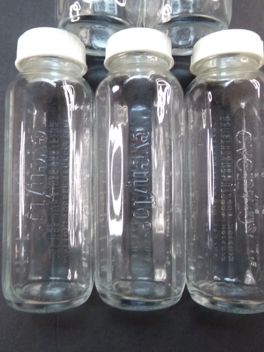 Evenflo clear glass