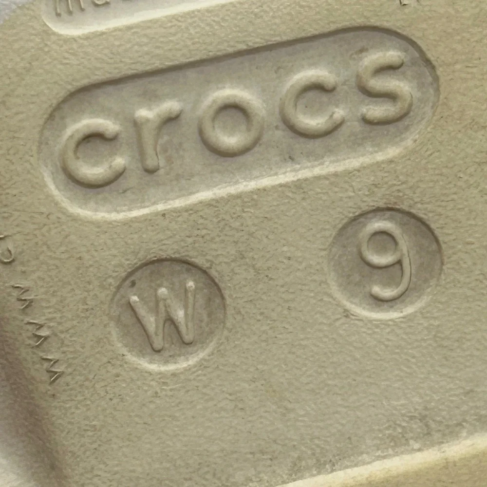 Crocs Beach Line Boat Shoe Women 9 Water Friendly Loafers Navy Nautical Beach
