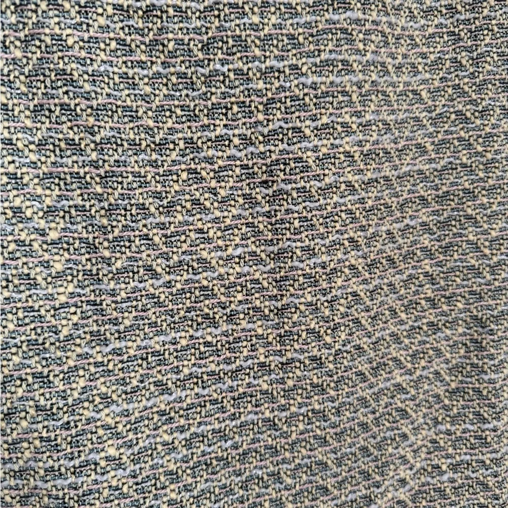 Vintage Talbots Blue Beige Tweed Textured Pencil Skirt Women’s 12P Career Casual