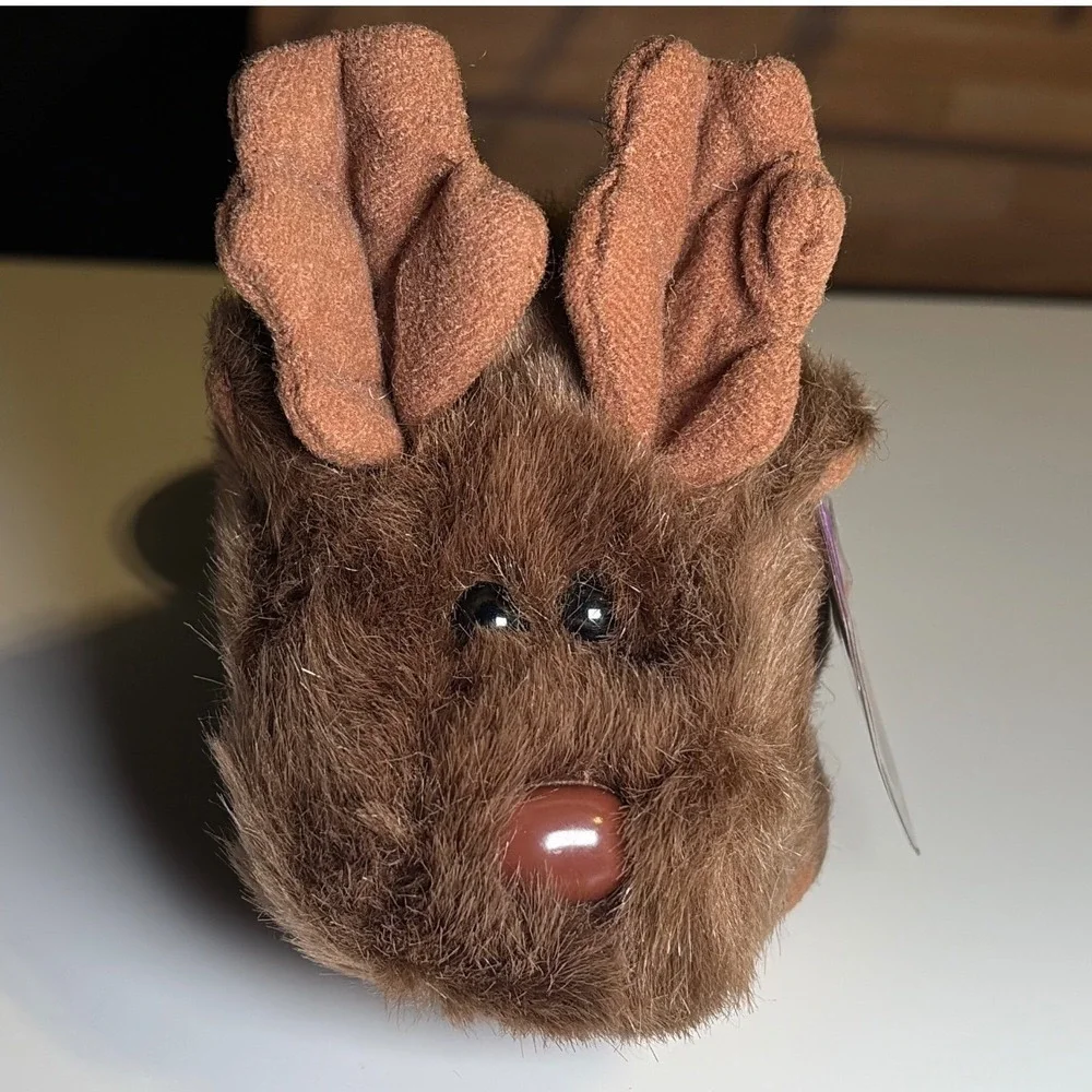 Vintage‎ Swibco Puffkins Gus the Moose Plush Animal 1994 Collectible toy