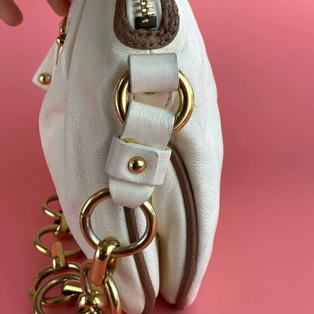 Marc Jacobs off white leather purse