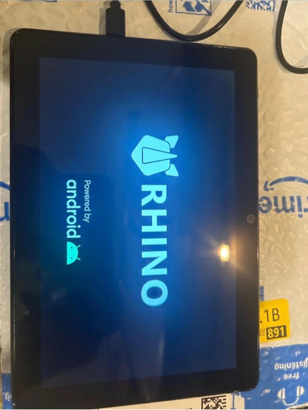 Rhino T8 Rugged Android Tablet upgraded to 64 gb. and sleeve No box