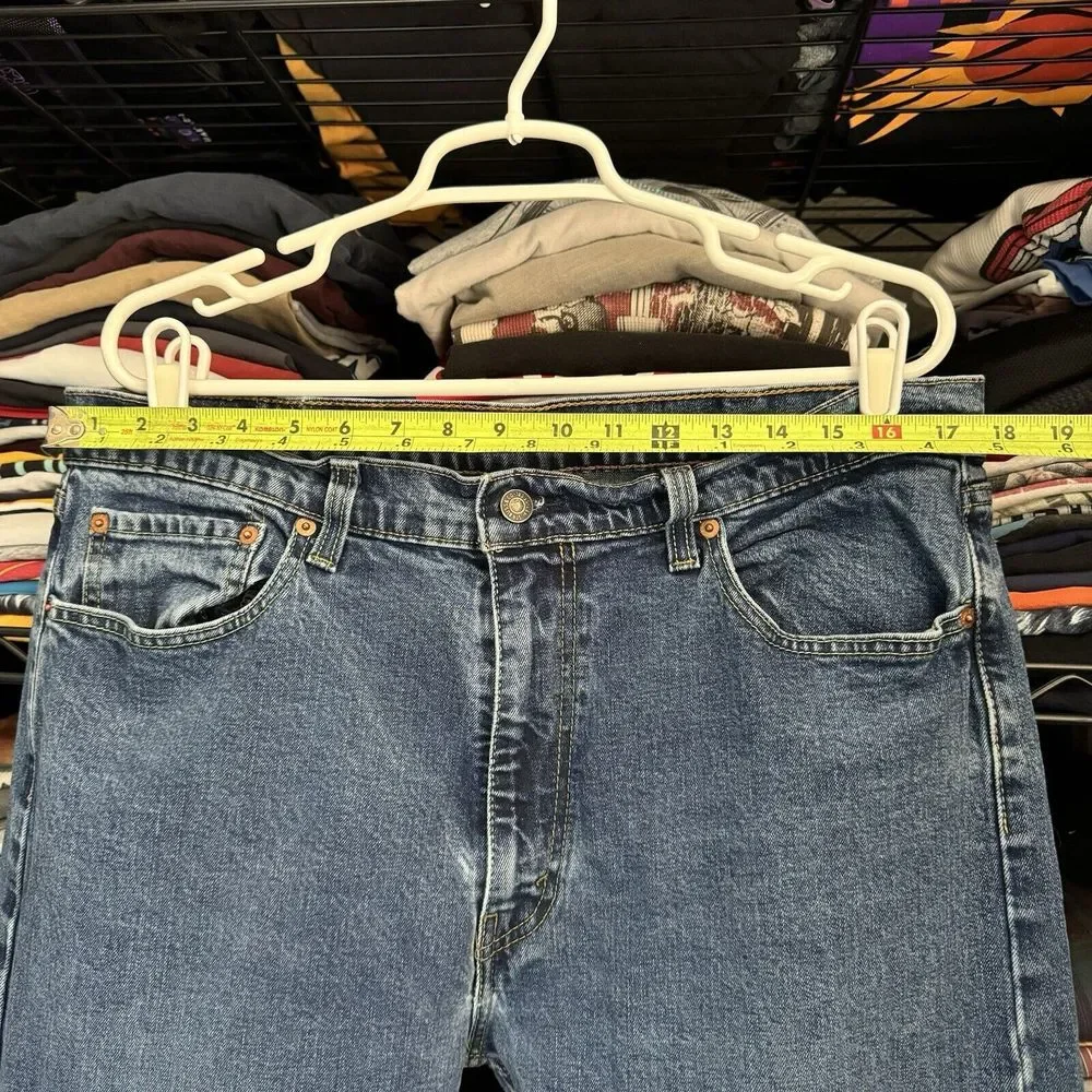 Y2K Levis 503 Jeans Men 36x32 Baggy Wide Leg Faded Skater Western (Tagged 38x34)