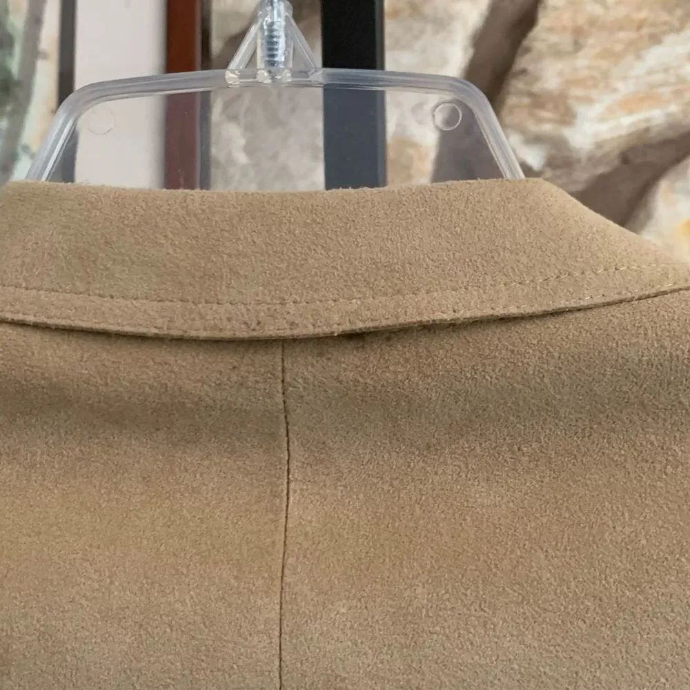 Halston suede blazer