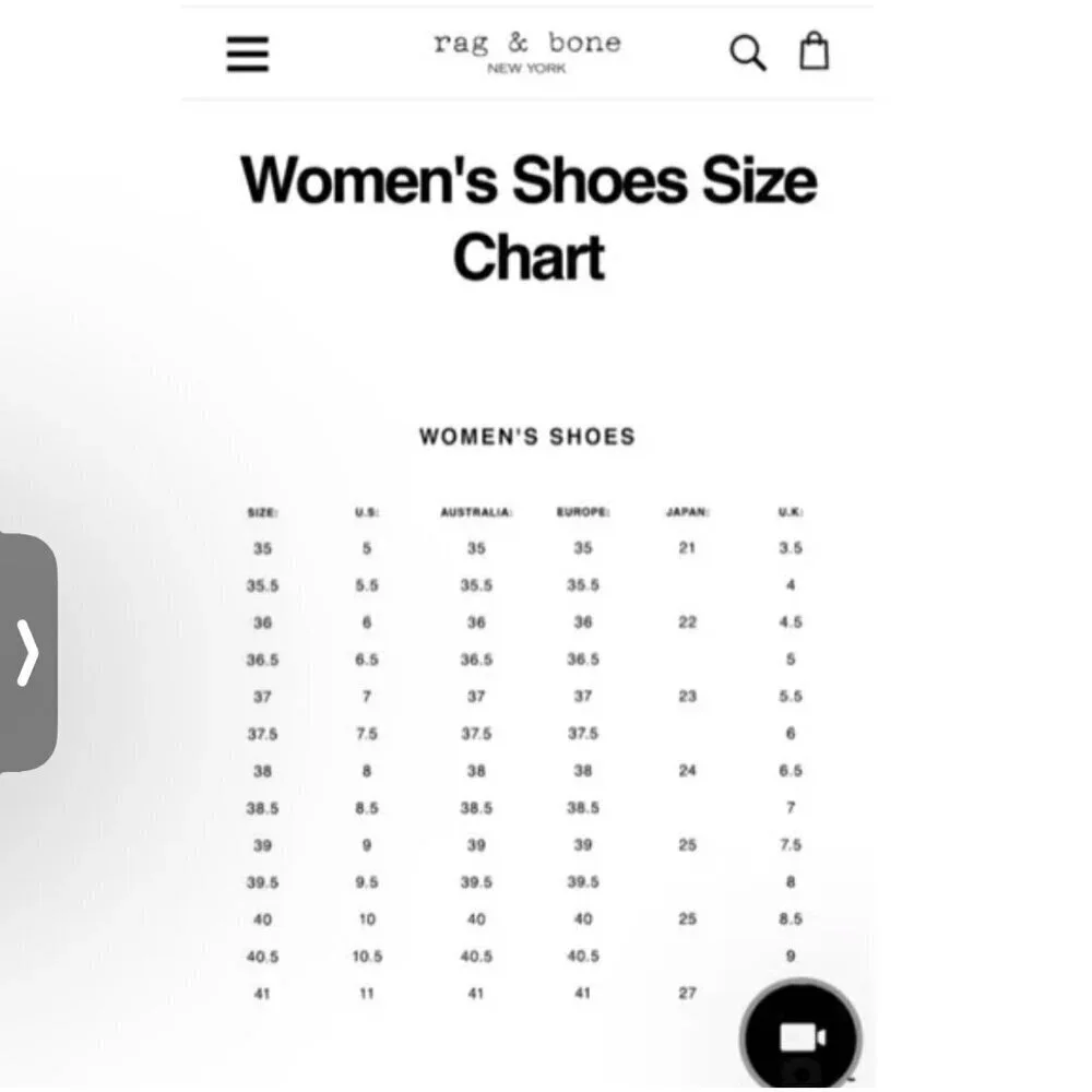 NIB Rag & Bone Women’s Sneakers White‎ Leather Kent Lace Up