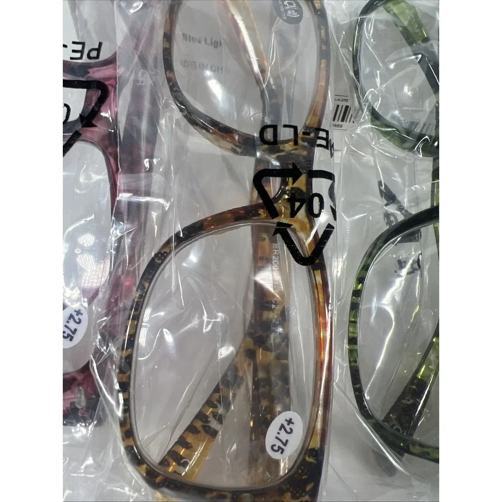 4 Pairs Wenzhou Dongtian Blue Light‎ Reading Glasses +2.75
