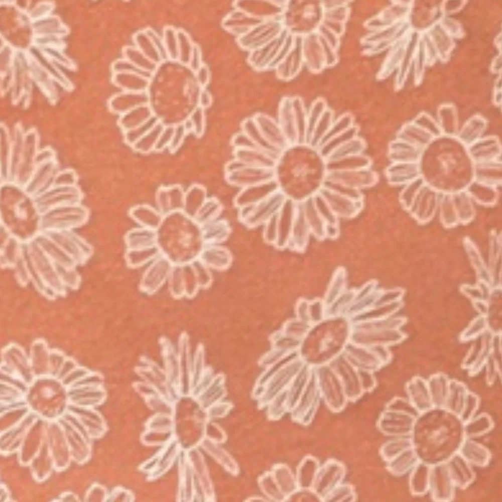 Everyday Floral Tote Bag Coral Daisy Print Sonoma Like New Good Quality