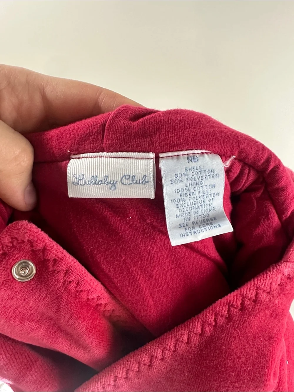 Lullaby Club Red Hooded Baby Jacket New Born Penguins Skating Winter Christmas