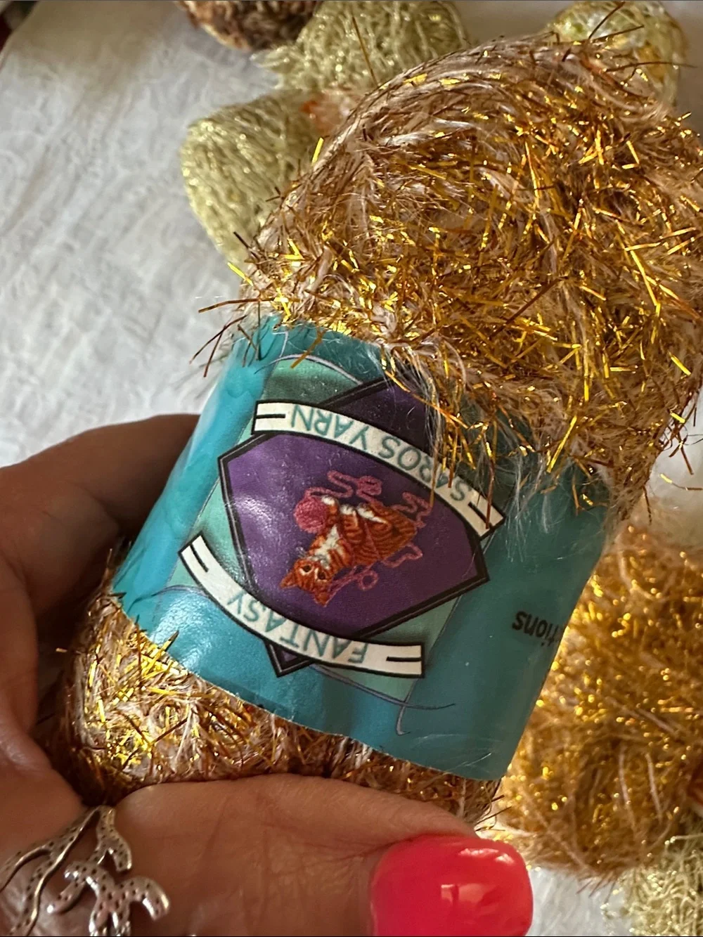 Yarn Bundle Gold Decorative Party Yarn Multipack