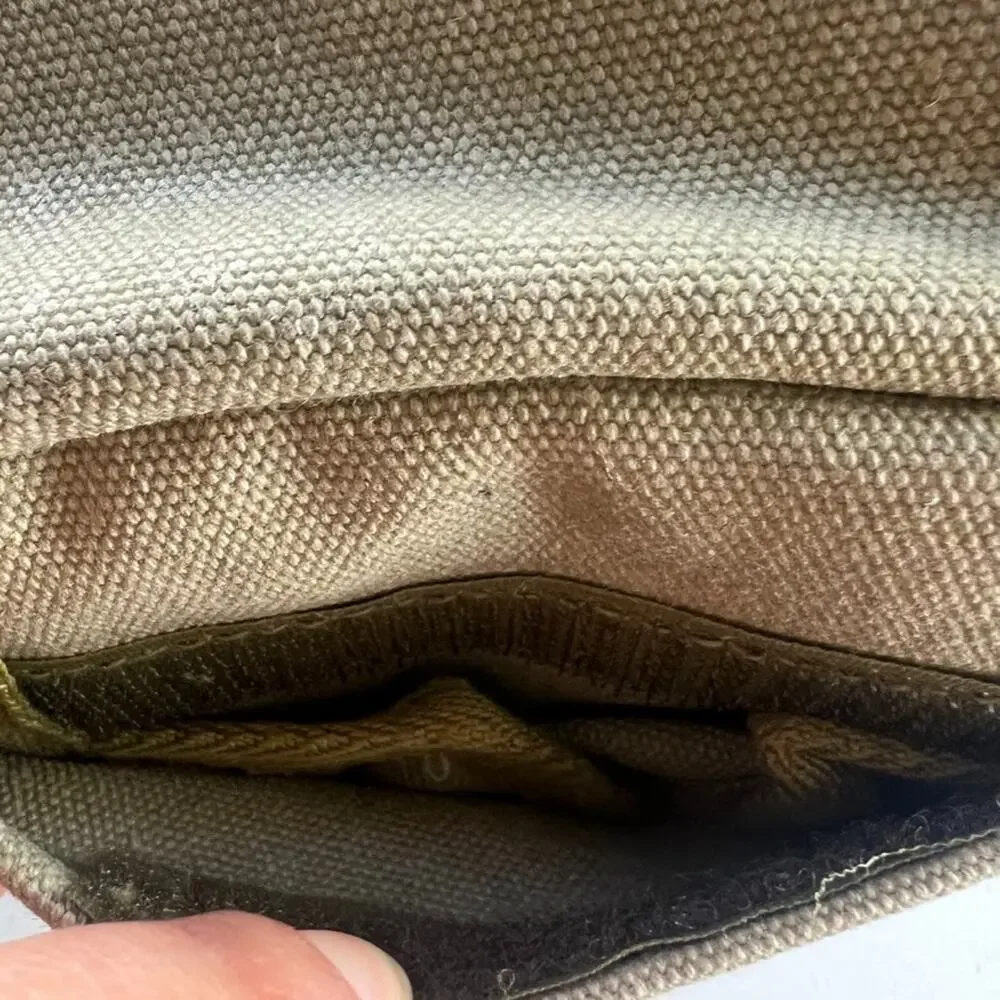 Matin Canvas Tan Camera Backpack Padded Inside Pockets Adjustable Straps