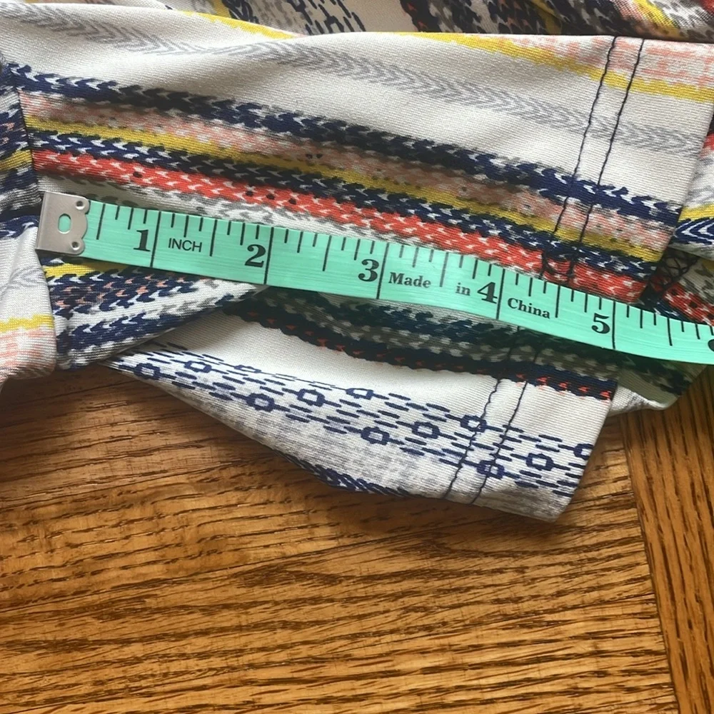 🌟2/$18 SALE Robert Louis Multicolored Striped High Waist Shorts Medium