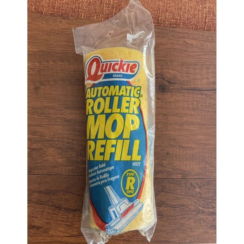 VTG Quickie Automatic Roller Mop Refill Type R Sealed Pkg #0572 Discontinued