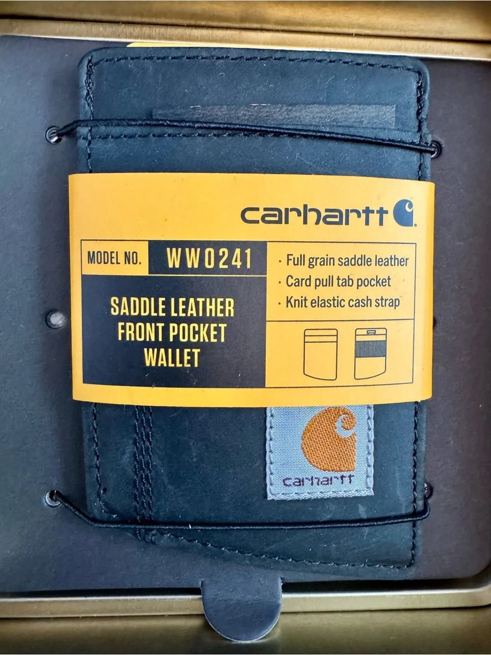 Carhartt saddle leather