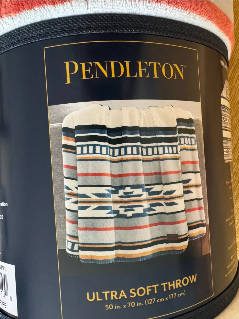 Pendleton Saltillo Striped Ultra Soft Throw 50”x70”