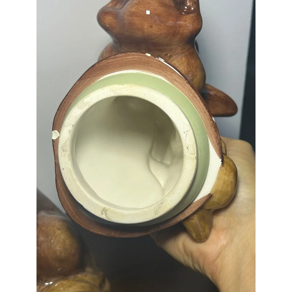 Montana Lifestyles Horse Cookie Jar Ceramic Brown Western Equestrian Decor 12