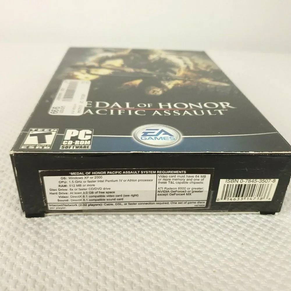 Medal of Honor Pacific Assault PC EA Games 2004 CD