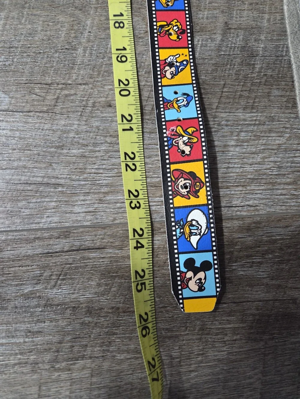 Walt Disney Film Genuine Leather Belt USA Made