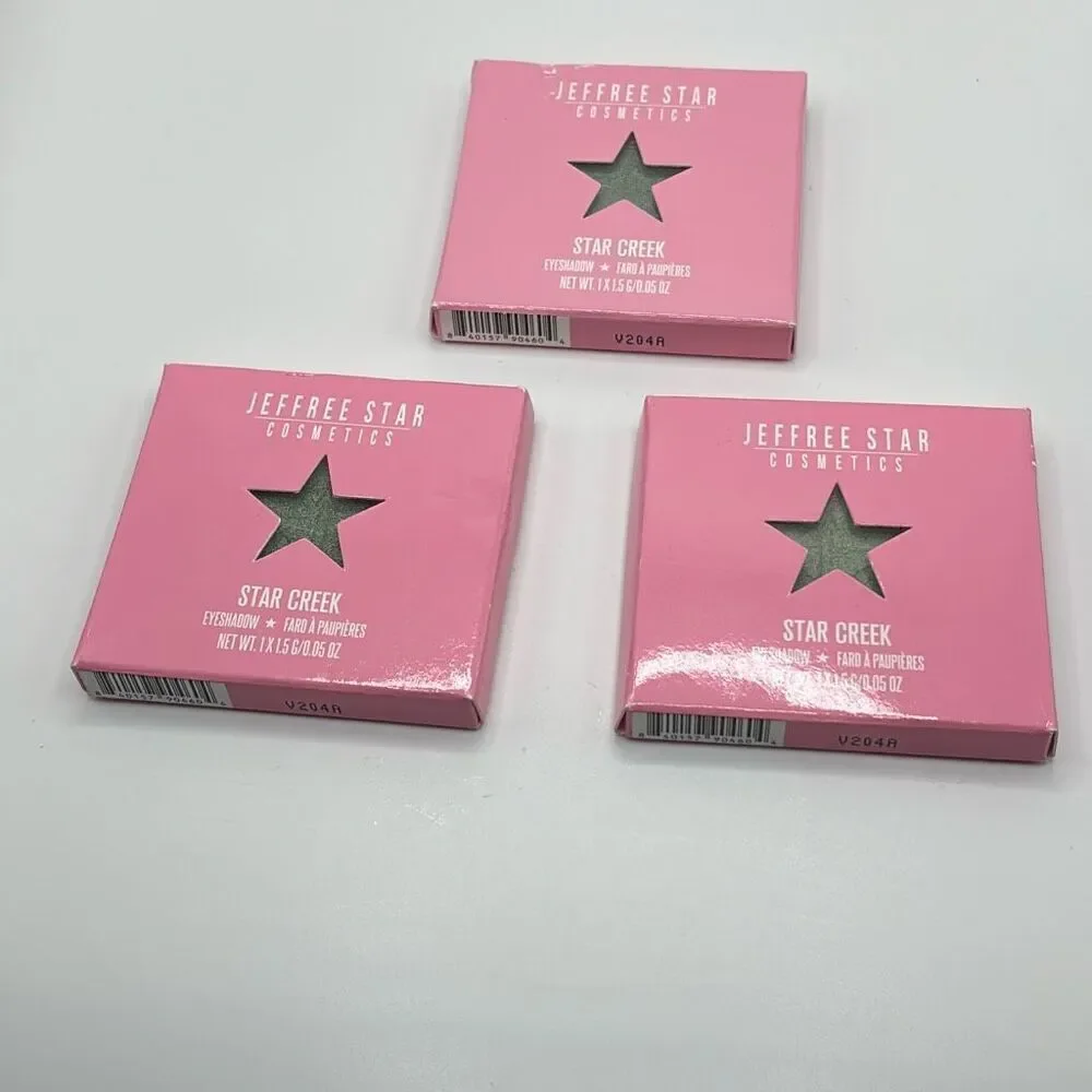 ‼️sale‼️Jeffree Star cosmetics star creek eyeshadows lot of 3