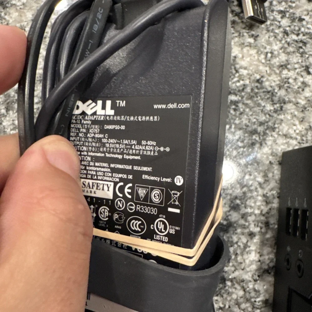 Dell Latitude E‎ Port Docking Station Model PRO3X with AC Adapter And HDMI Cord