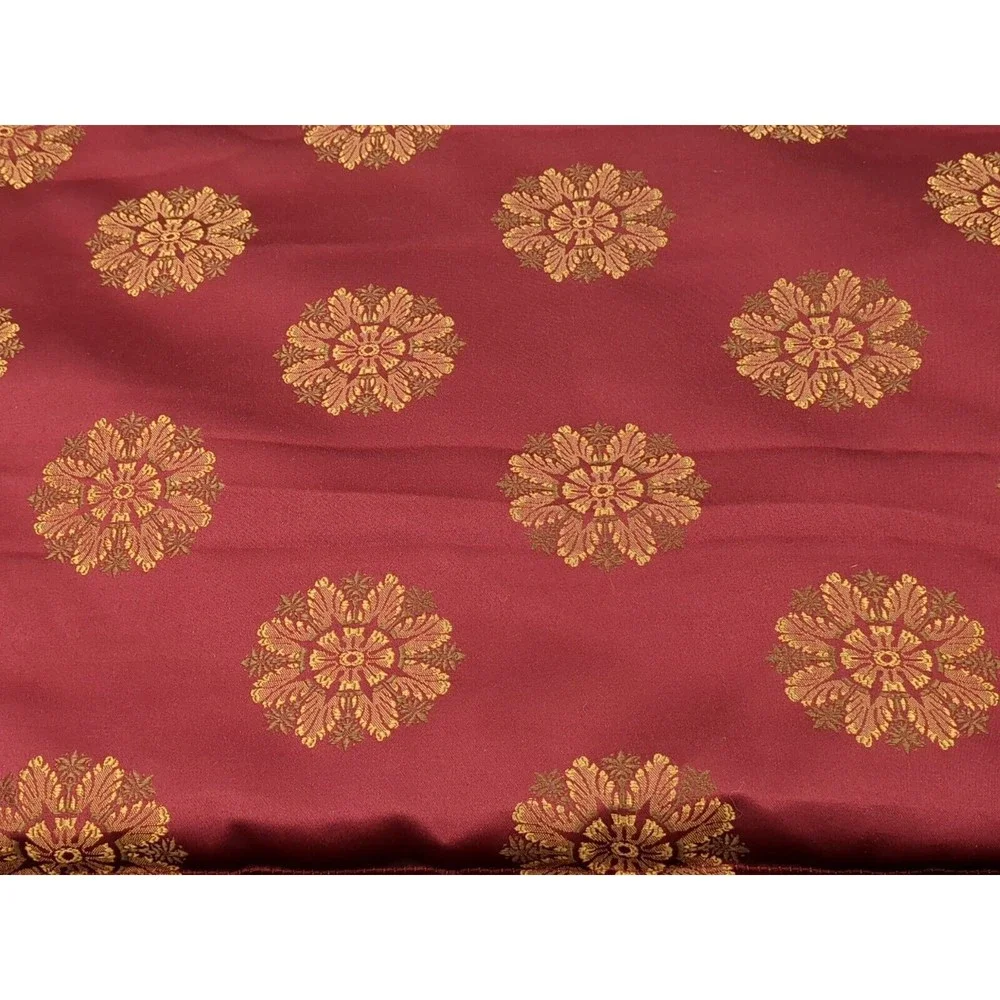 Croscill Madrid Royal Standard Pillow Sham Case Brocade‎ Jacquard Red Gold VTG