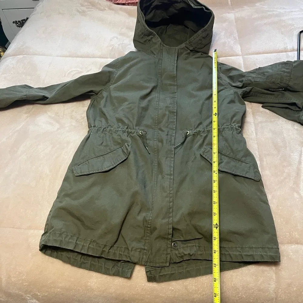 Gap Kids 3 in 1 Anorak Parka Sage Jacket Reversible Vest Coat Liner XL
