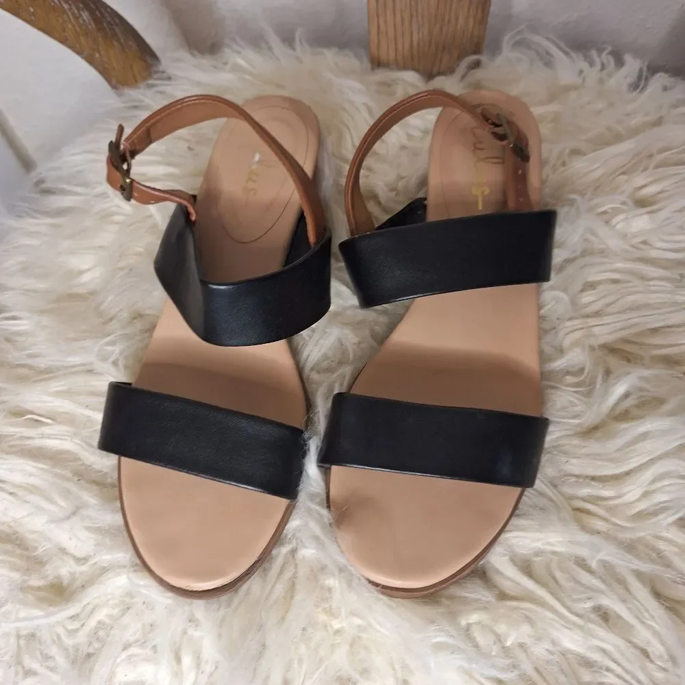 Lulus Black Strappy Sandals