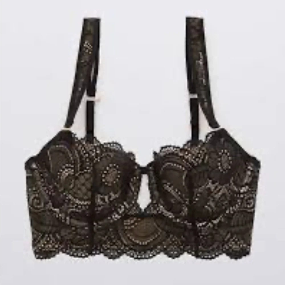 Aerie Real Power Balconette Lightly Lined Bra 32C