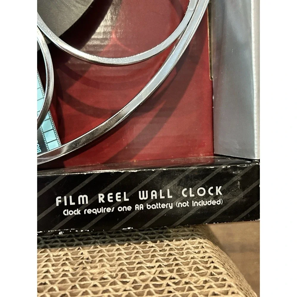 Movie Trends Glow in‎ The Dark Clock Wall Decor, 12 Inch Silent Wall Clocks NEW