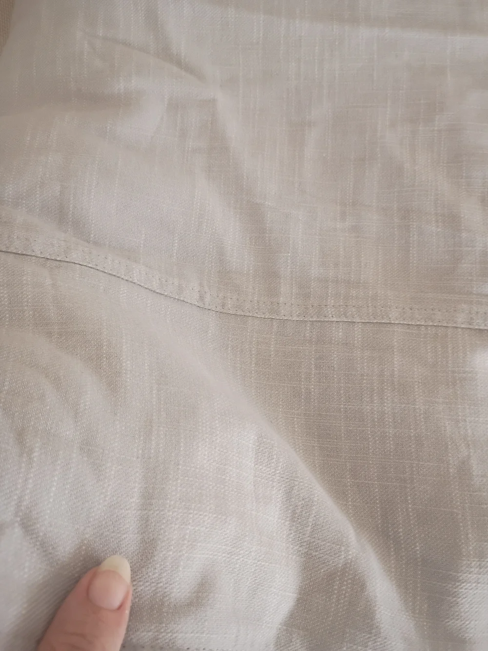 Pottery Barn Soft Chambray Duvet Cover In Light Gray