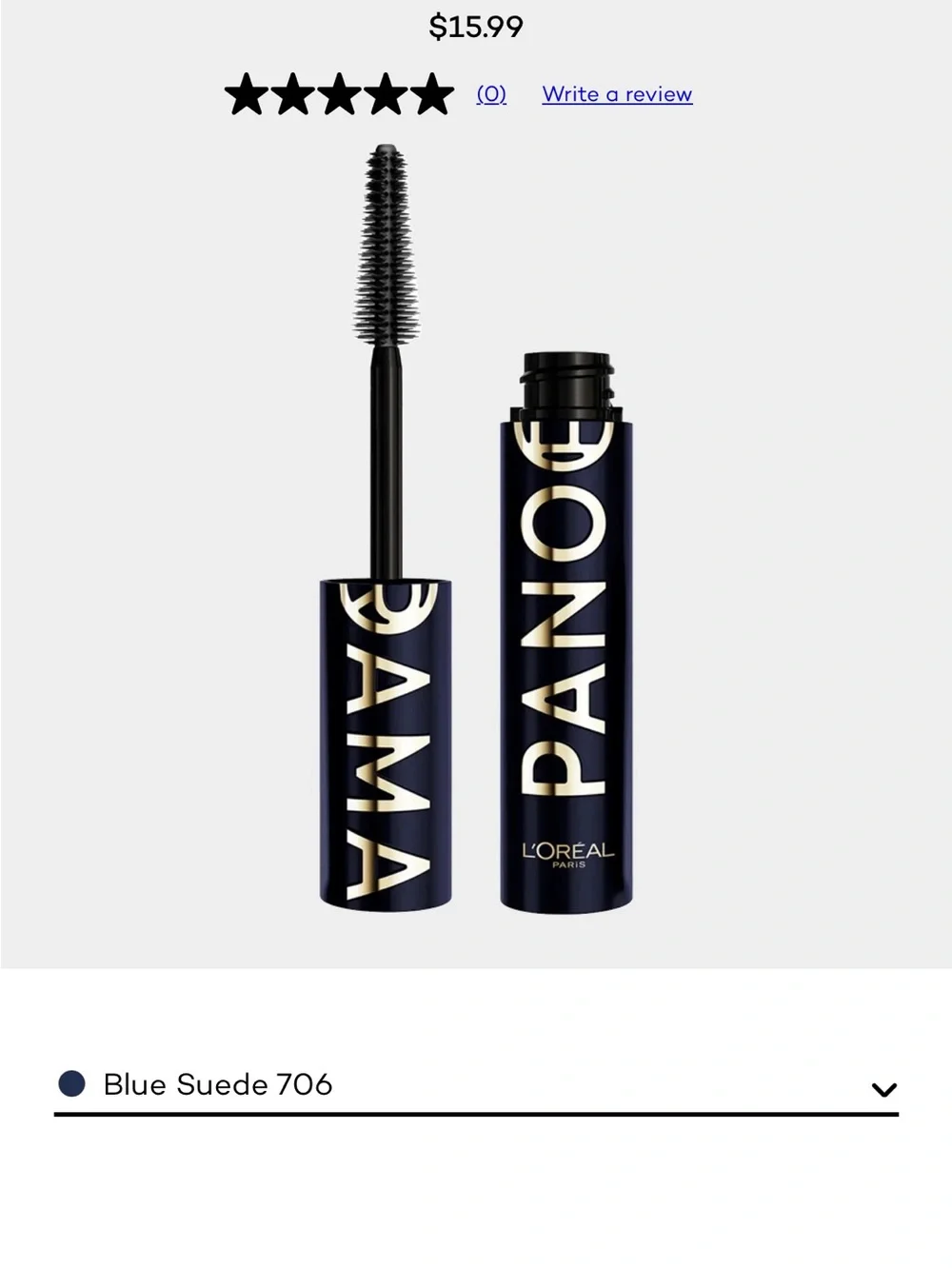 L'Oreal Pandora Mascara Trio in Burgundy, Gold, Navy
